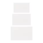 Rectangle cake board White