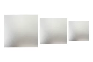 SILVER SQUARE MASONITE CAKE BOARD