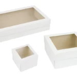 White Cake Box With Window