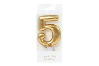 NUMBER 5 GOLD Candle Bake Group,CC-5LGGLD