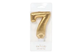 NUMBER 7 GOLD Candle Bake Group,CC-7LGGLD