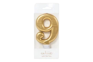NUMBER 9 GOLD Candle Bake Group,CC-9LGGLD