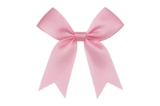 Pink Satin Bow 3pce,SH-PSB