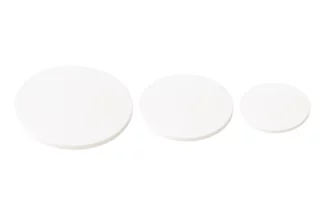 WHITE ROUND DRUM MDF CAKE BOARD-MASONITE