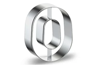 10cm Number 0 Cutter Iconic Cake Art,NUM-00-100