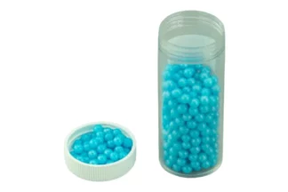 20g 4mm PEARLY LIGHT BLUE EDIBLE CACHOUS PEARLS,CPPRLBL-304