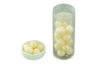 20g 10mm PEARLY IVORY EDIBLE CACHOUS PEARLS,CPPRLIV-310
