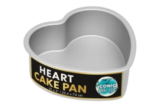 10 Inch x 3 Inch Heart Cake Pan Iconic Cake Art,ICA-PHR-103