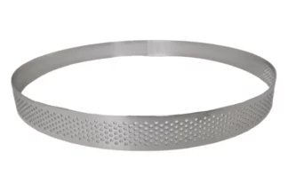 20cm x 2cm Perforated Tart Rings Iconic Cake Art,ICA-PTR200