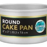 8 Inch x 3 Inch Round Cake Pan Iconic Cake Art