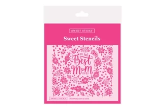 Mothers Day Stencil Sweet Sticks,SS1254