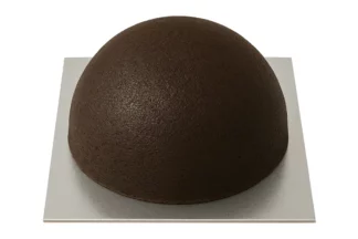 10 Inch Dome Chocolate Mud Bake Only,BOC-D10