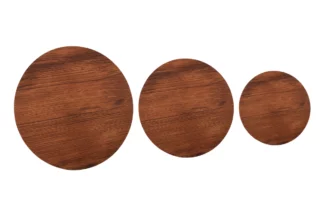 DARK TIMBER LOOK - ROUND CAKE BOARD