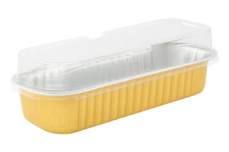 6pcs Gold Foil Trays With Lids Iconic Cake Art,ICA-FTGD06