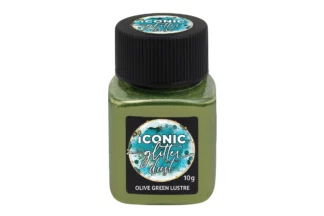 10g OLIVE GREEN ICONIC GLITTER DUST,IG-F443