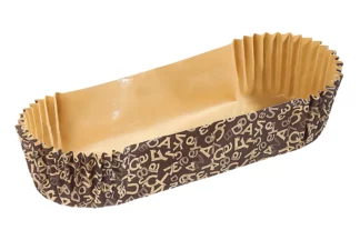 20Pcs 15cm x 5.5cm x 3cm Greaseproof Long Loaf Tray,SH-LLOF15