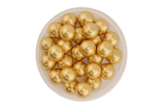 30g 8mm Metallic Gold Pearls,IS-MGDP08