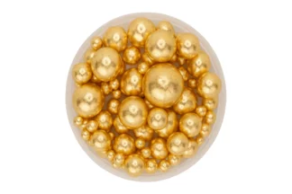 100g Mixed Metallic Gold Pearls,IS-MGDPMX