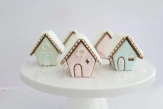 Gingerbread Cottage Cutter (Miss Biscuit) - Mini Cutter Set Custom Cookie Cutters,MBMGBH