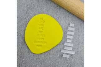 Dad Mixed Message Embosser Set Custom Cookie Cutters,MMS008