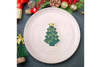 DIY Christmas Tree Cutter and Embosser Set Custom Cookie Cutters,SET042