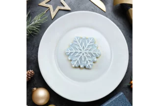 Large Snowflake Cutter and Debosser Set Custom Cookie Cutters,SET045