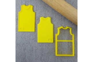 Basketball Jersey Cutter and Embosser Set Custom Cookie Cutters,SET124