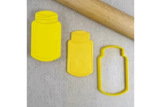Mason Jar Embosser and Cutter Set Custom Cookie Cutters,SET155