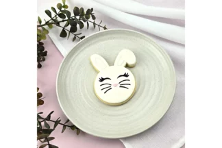 Easter Bunny Debosser and Cutter Set Custom Cookie Cutters,SET172