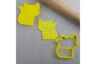 Fox Cutter and Embosser Set Custom Cookie Cutters,SET257