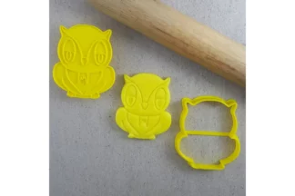 Owl Cutter and Embosser Set Custom Cookie Cutters,SET258