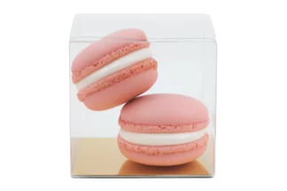 5pack 5cm Clear Gift Box Iconic Cake Art,GFBCL-005_4