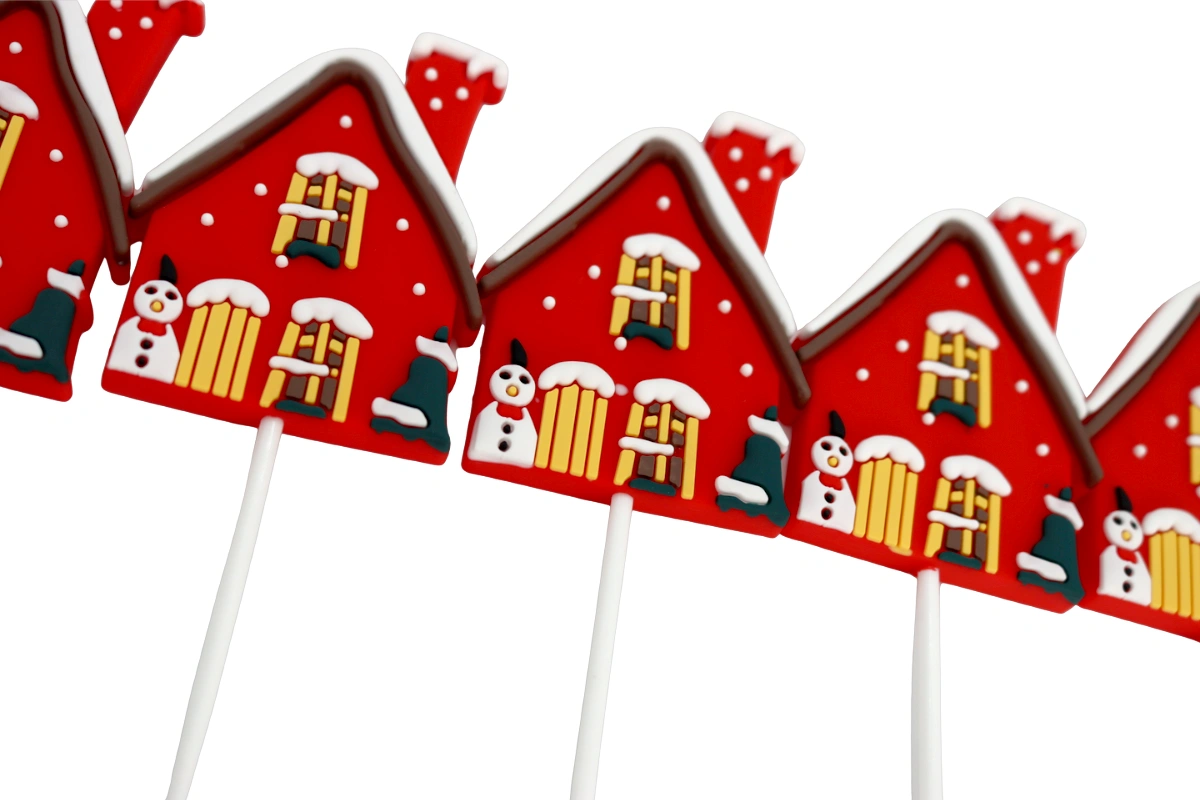 6PCS Christmas House Toppers Iconic Cake Art | My Dream Cake ICA-MTSCHT-006_5