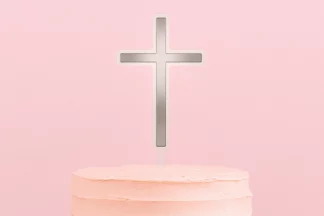 Silver Cross Topper,ICACTSLCS-001