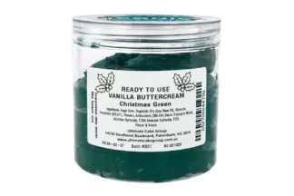 500g Christmas Green Ready to use Vanilla Buttercream Iconic Cake Art,RTUCGR-500
