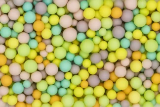 1kg Pastel Balls Sprinkles,SP-PB23-1K