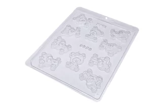 BWB BEARS FOR BABY SHOWER MOULD,BWB9658