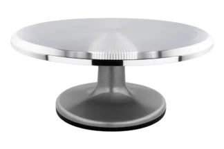 Heavy Duty Aluminium Cake Turntable,12 Inch 30cm Cake Turntable and Stand Iconic Cake Art,ICA-TRSL-030